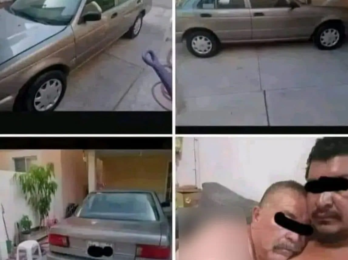 Sube fotos de su auto a Facebook para venderlo y comparte una con su compadre