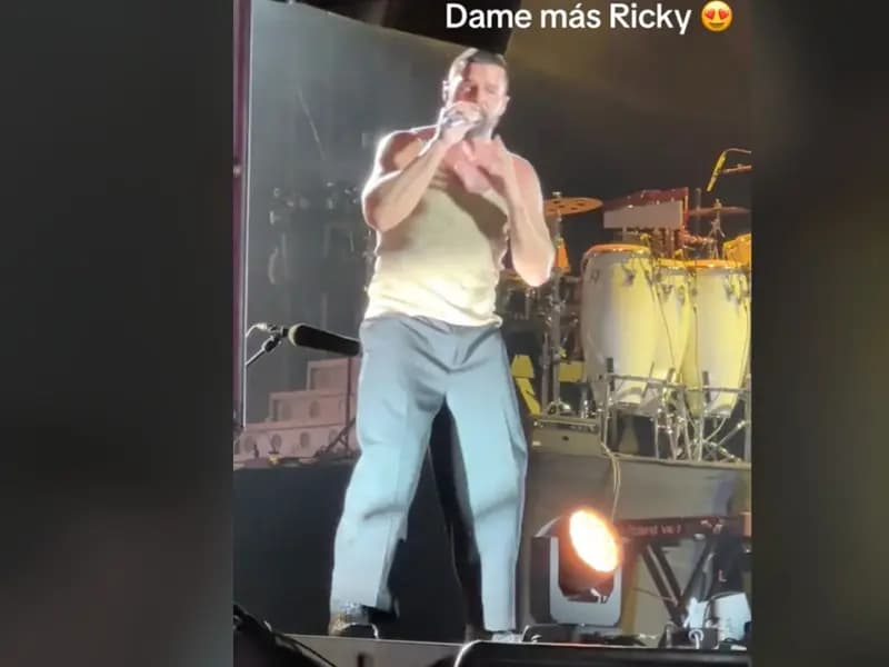 Critican a Ricky Martin por ganar peso