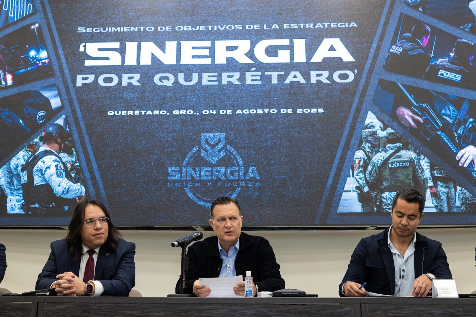Fortalecen coordinación de seguridad en Querétaro: avanza estrategia “Sinergia” entre federación, estado y municipios