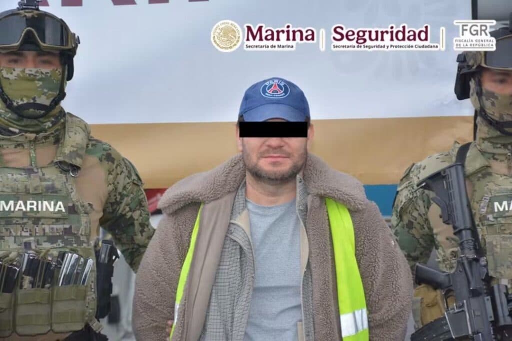 Miguel Ángel Solano Ruiz, conocido como "Capitán Sol", detenido por la Marina y la FGR, vinculado a red de huachicol fiscal.