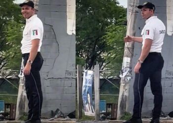 Joven enamorado pide ayuda para encontrar a guapo policía