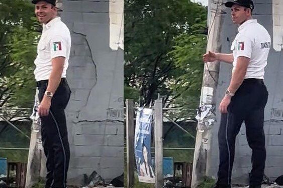 Joven enamorado pide ayuda para encontrar a guapo policía